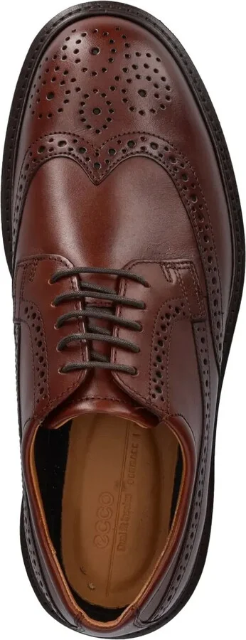 Leather Brogue Lace-Up Oxford Shoes - Image 3