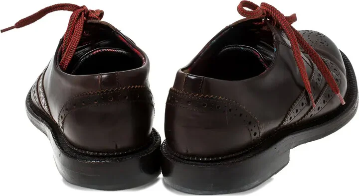 leather Brogue Oxford shoes - Image 3