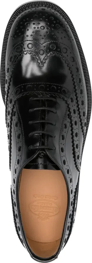 leather brogue Oxford shoes - Image 4
