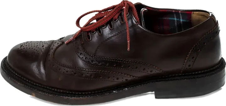 leather Brogue Oxford shoes