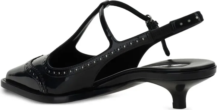 Leather Brogue Pumps - Image 3