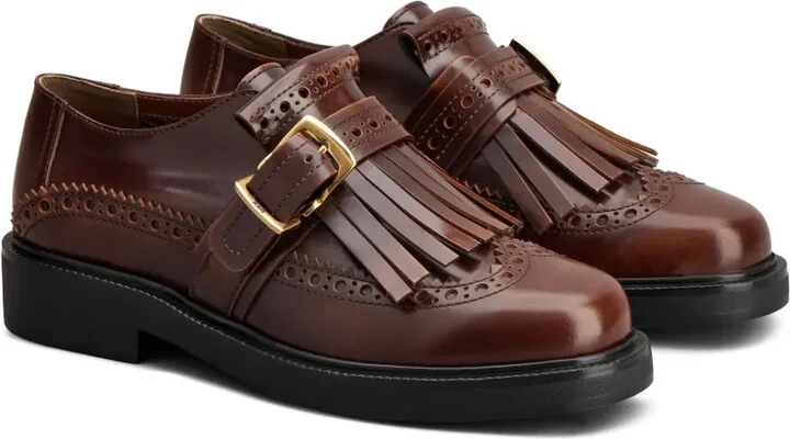 Leather Brogue Shoes - Image 2