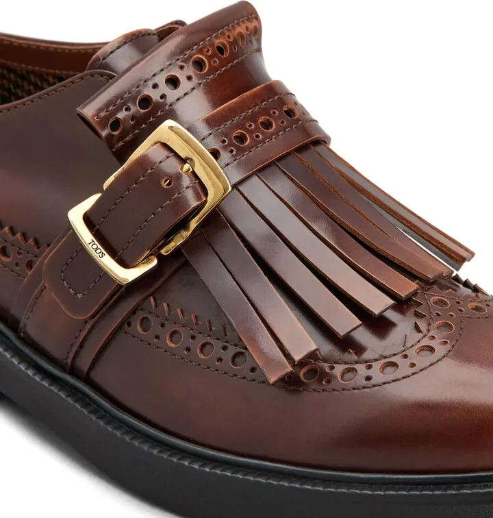 Leather Brogue Shoes - Image 5