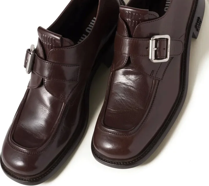 Leather Brogue Shoes - Image 3