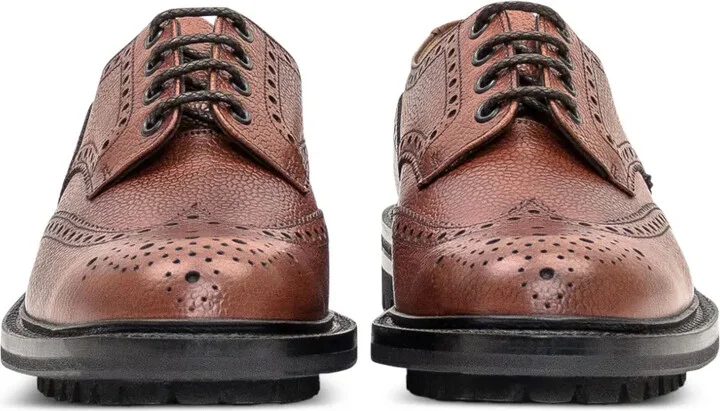 Leather Brogue Shoes - Image 3