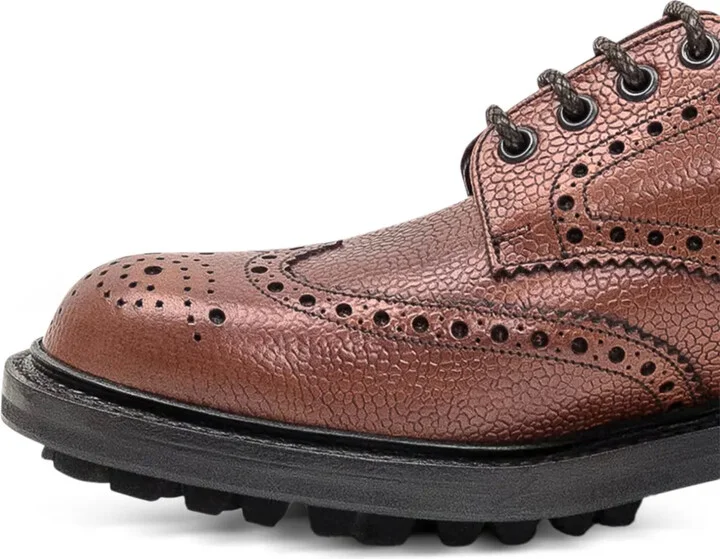 Leather Brogue Shoes - Image 4