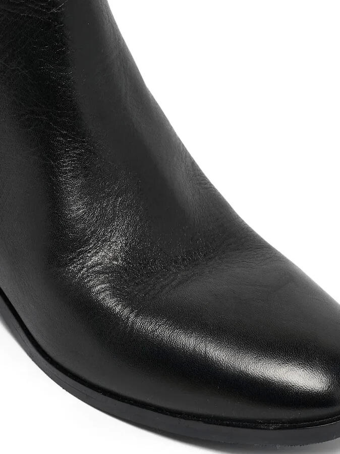 Leather Buckle Boots - Image 5
