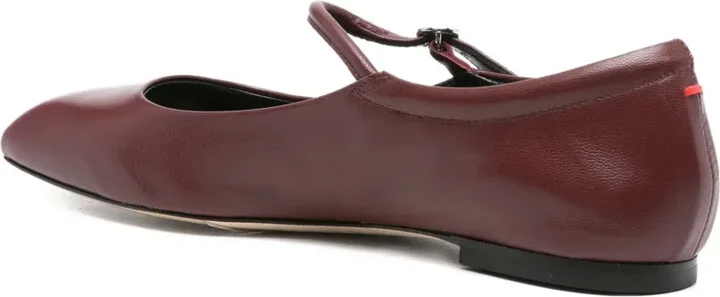 Leather Buckle Flat Pumps - Image 3
