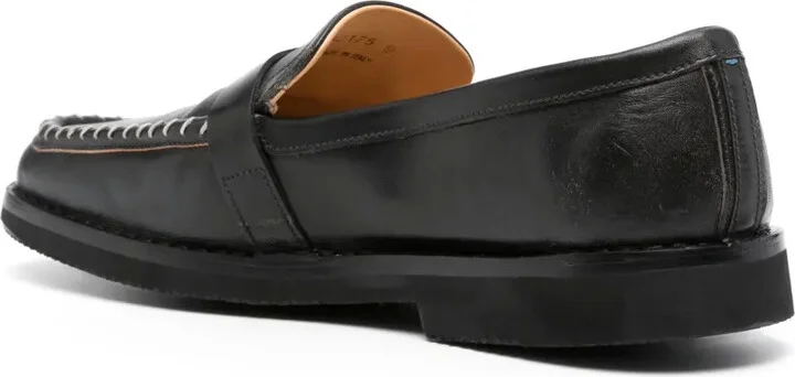 Leather Buckle Loafers - Image 3