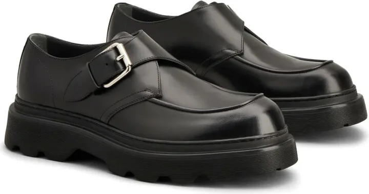 Leather Buckle Loafers - Image 2