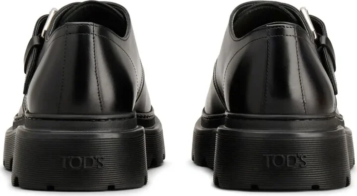 Leather Buckle Loafers - Image 3
