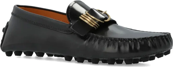 Leather Buckle Loafers - Image 2