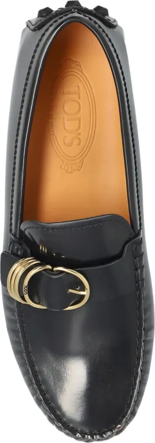 Leather Buckle Loafers - Image 3