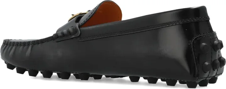 Leather Buckle Loafers - Image 4
