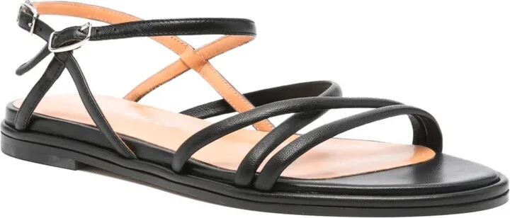Leather Buckle Sandals - Image 2