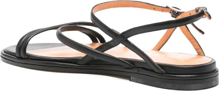 Leather Buckle Sandals - Image 3