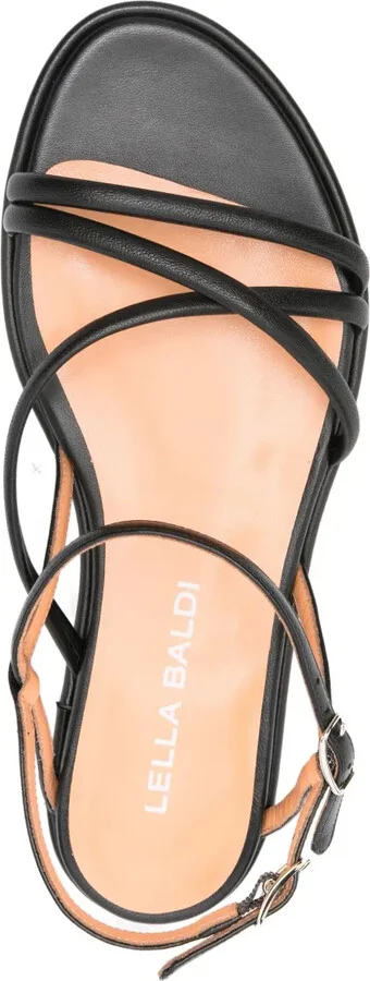 Leather Buckle Sandals - Image 4