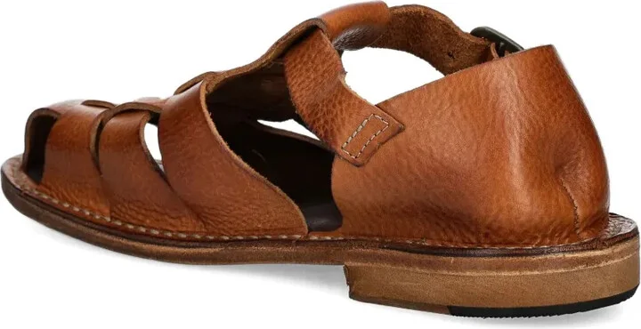 Leather Buckle Sandals - Image 5