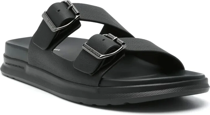 Leather Buckle-Strap Slides - Image 2