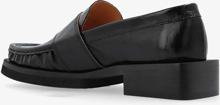 Leather Buckled Loafers - Image 2