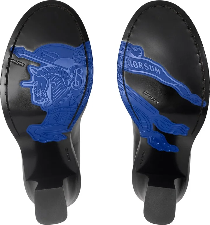 Leather Cadet Heeled Loafers - Image 6