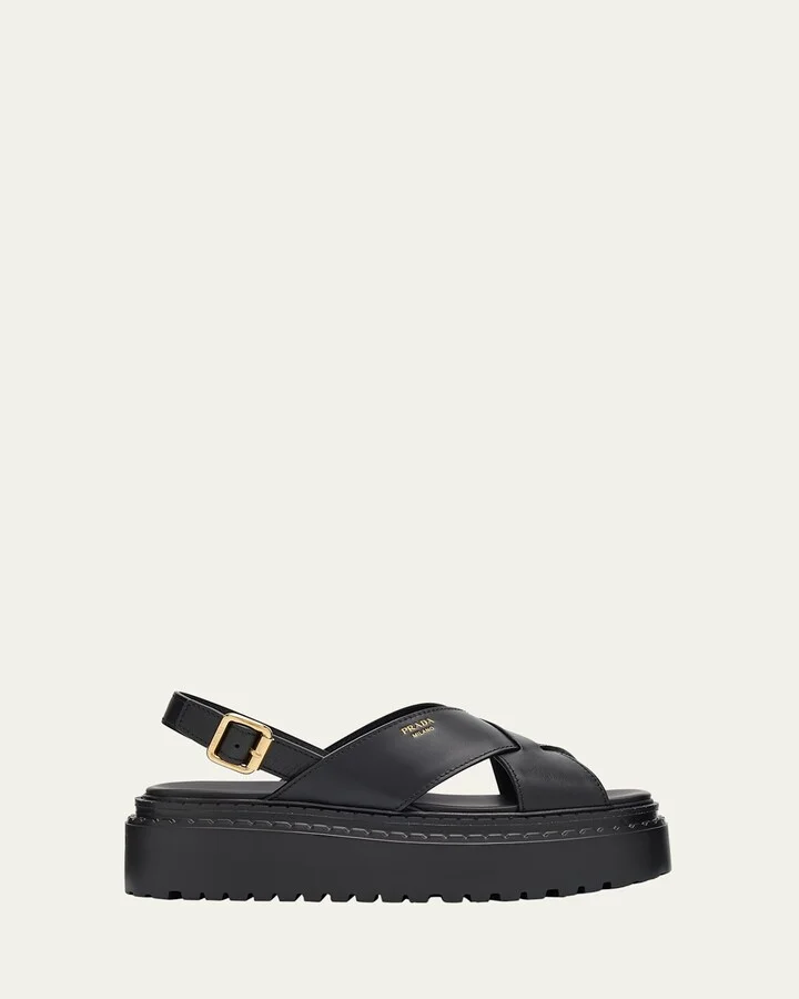 Leather Caged Fisherman Sandals
