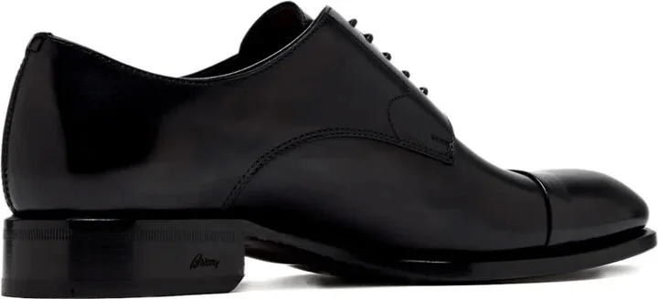 Leather Cap-Toe Derby Shoes - Image 2