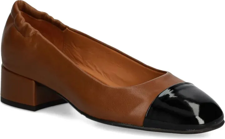 Leather Cap-Toe Pumps - Image 2