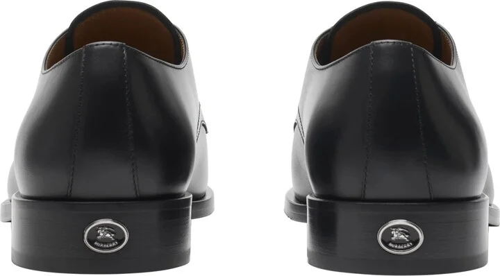 Leather Carlyle Stamp Derby Shoes - Image 4