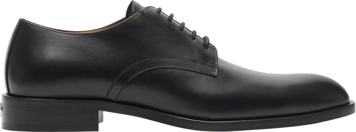 Leather Carlyle Stamp Derby Shoes