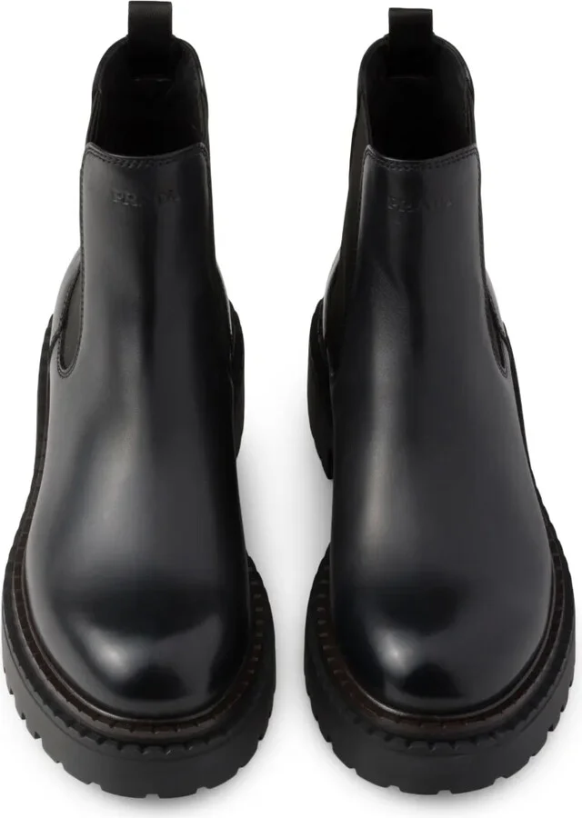 leather Chelsea boots - Image 4