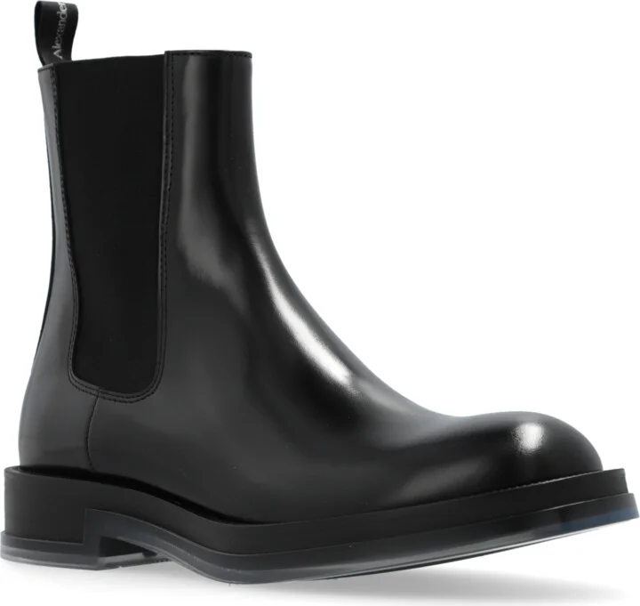 Leather Chelsea Boots, , - Black - Image 2