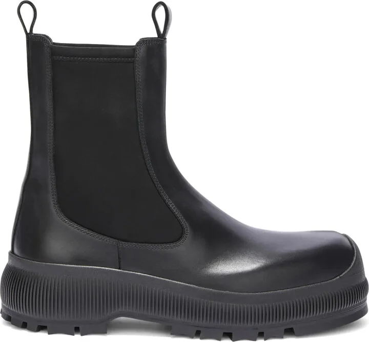 leather Chelsea boots