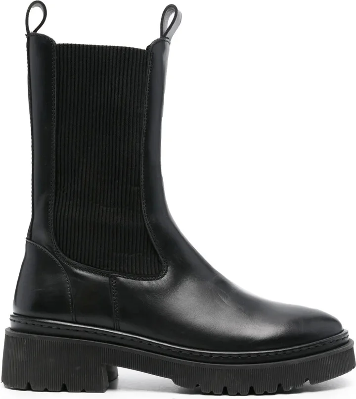leather Chelsea boots