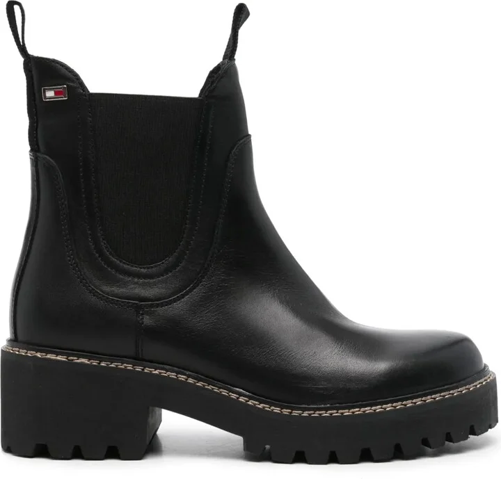 leather Chelsea boots