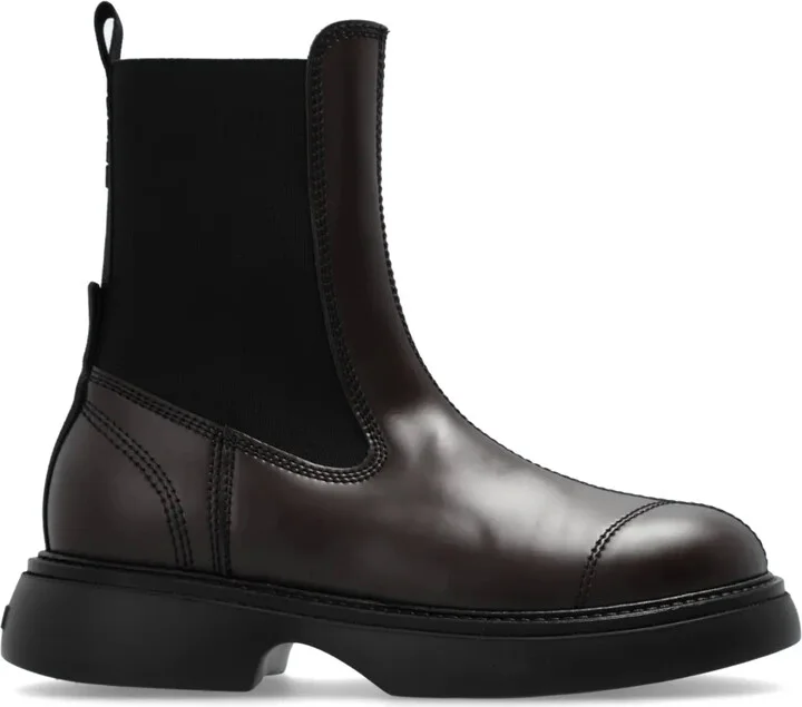 leather Chelsea boots