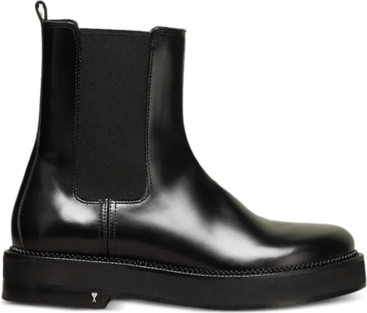 leather Chelsea boots