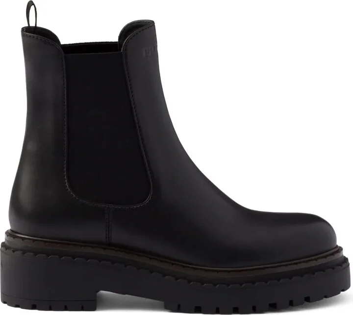 leather Chelsea boots