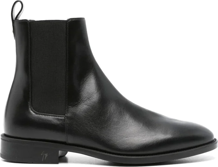 leather Chelsea boots