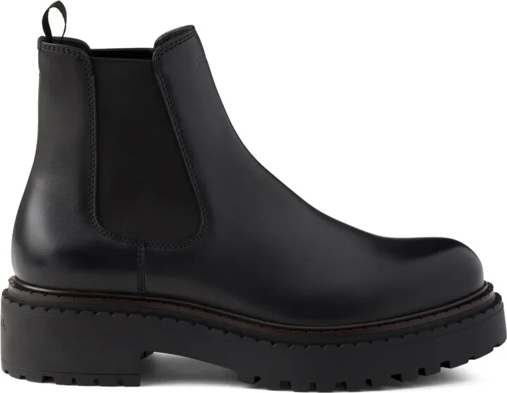 leather Chelsea boots