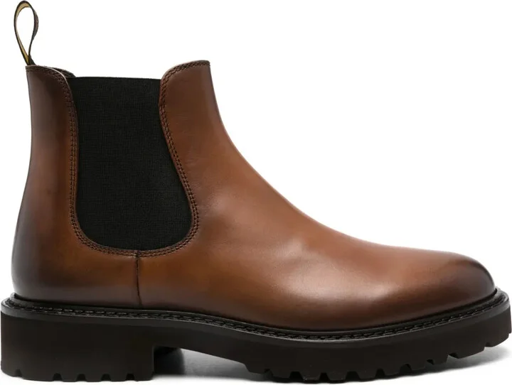 leather Chelsea boots