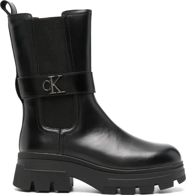 leather Chelsea boots