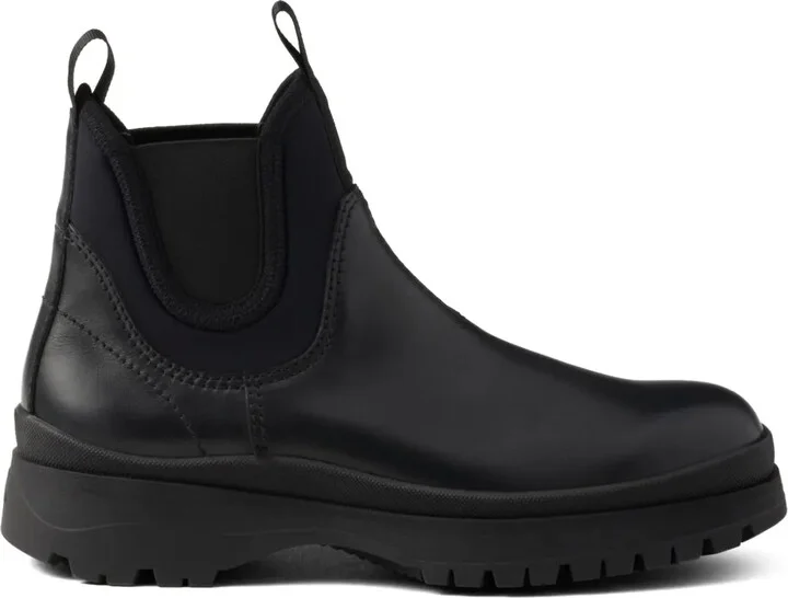 leather Chelsea boots