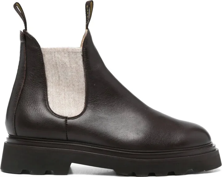 leather Chelsea boots