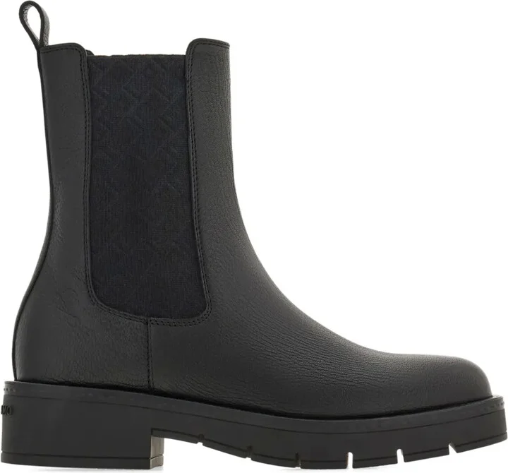 leather Chelsea boots