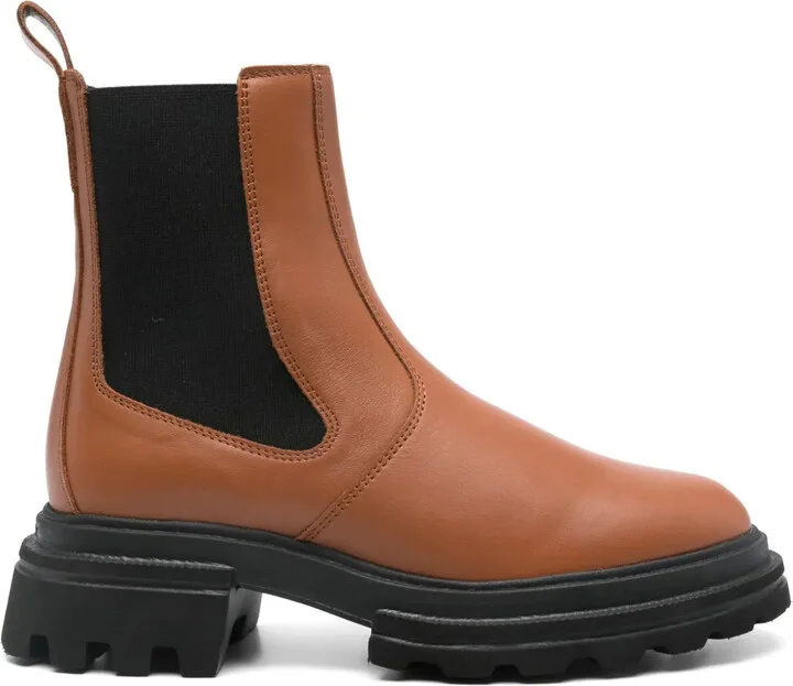 leather Chelsea boots