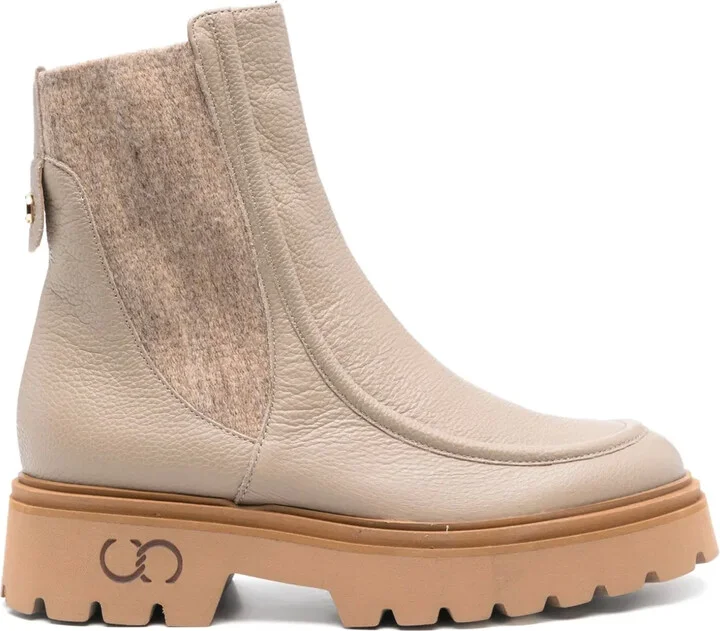 leather Chelsea boots