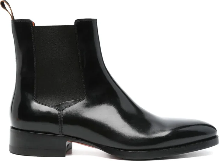 leather Chelsea boots