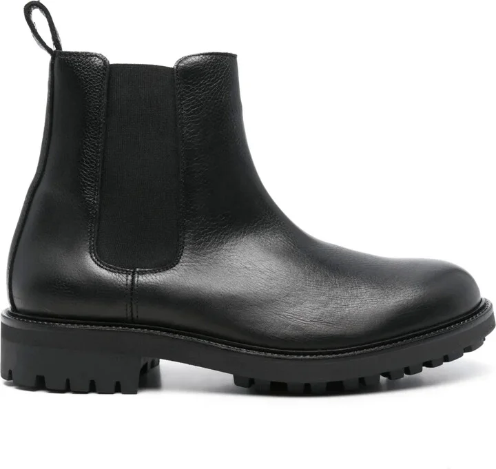 leather Chelsea boots