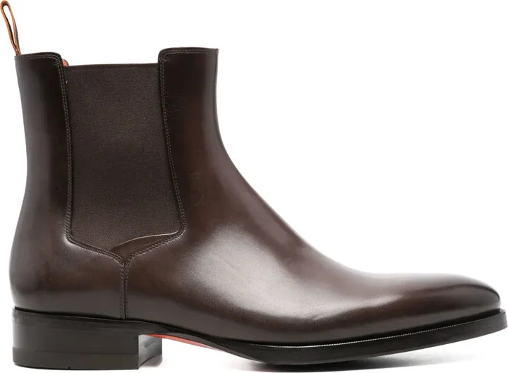 leather Chelsea boots
